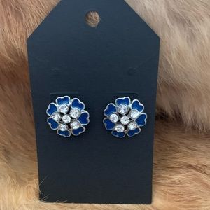 Blue Flower earrings